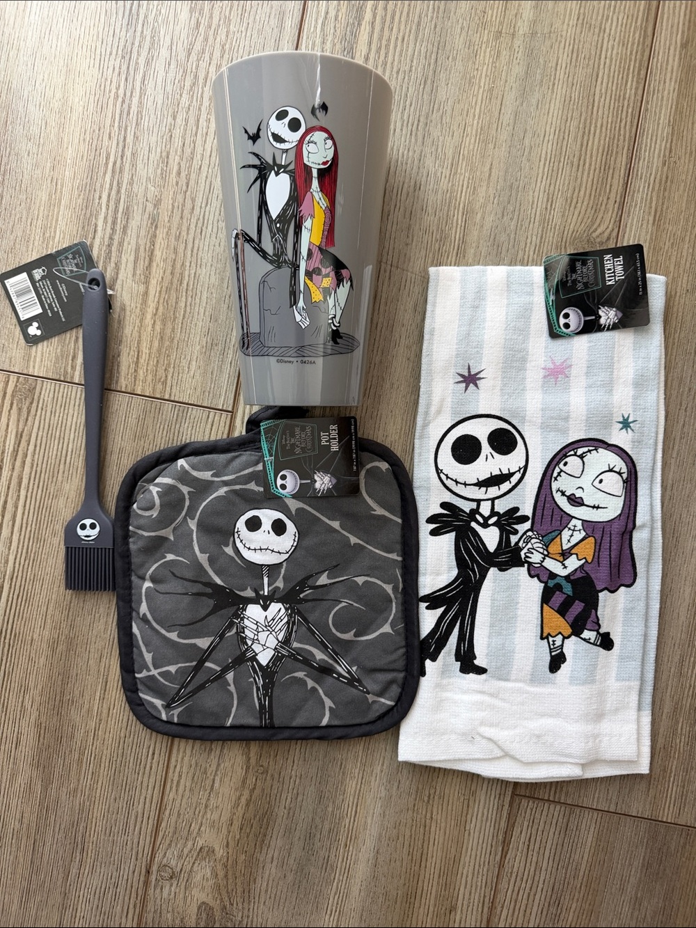 Disney The Nightmare Before Christmas Kids Gray & White Character Kitchen Set